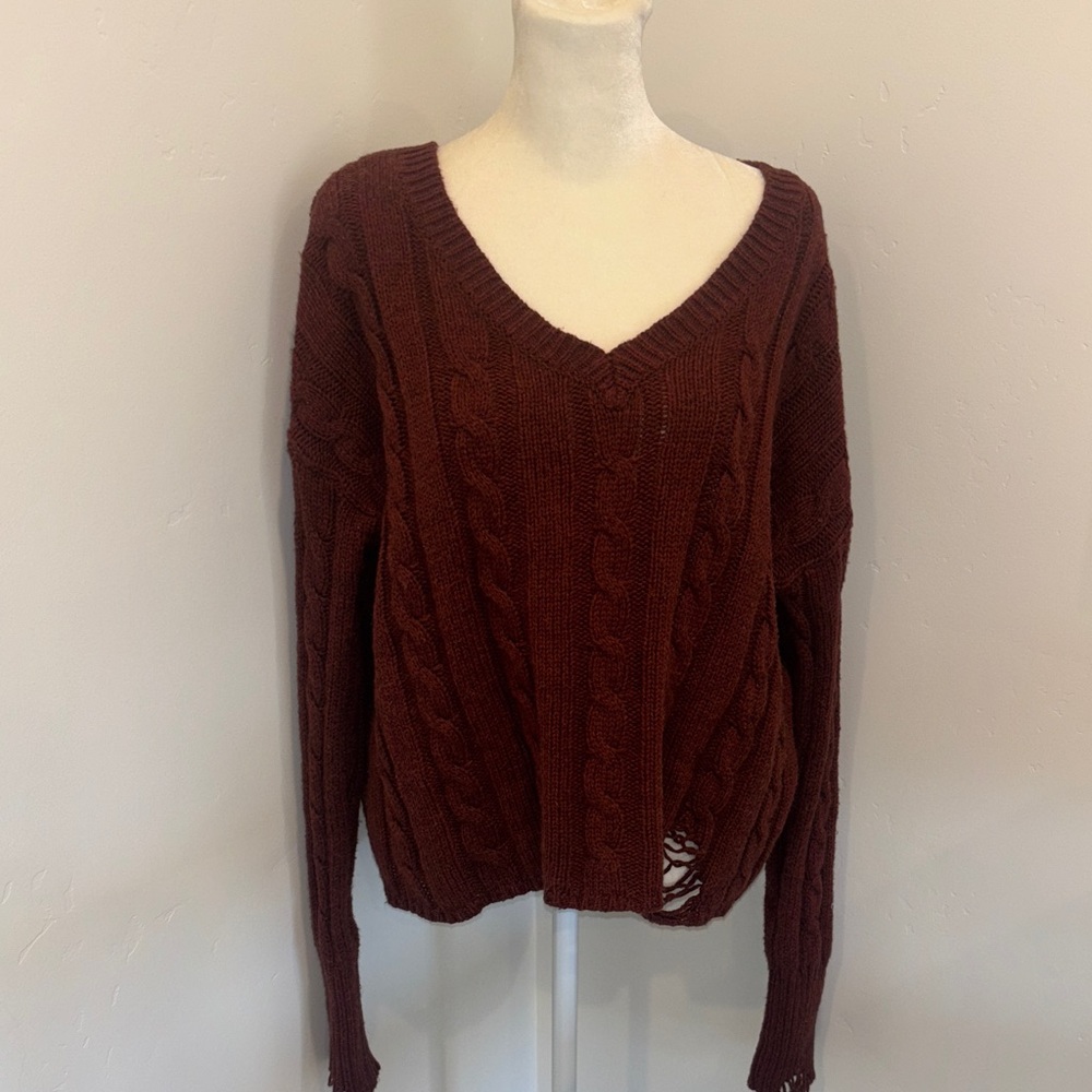 NSF Cable Knit Sweater